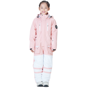 Combinaison ski enfant chaude avec fermeture éclair
