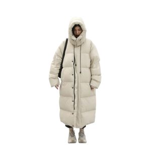Manteau ski femme design long et épais