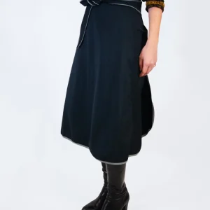 Sur-jupe Liesse - Bleu nuit